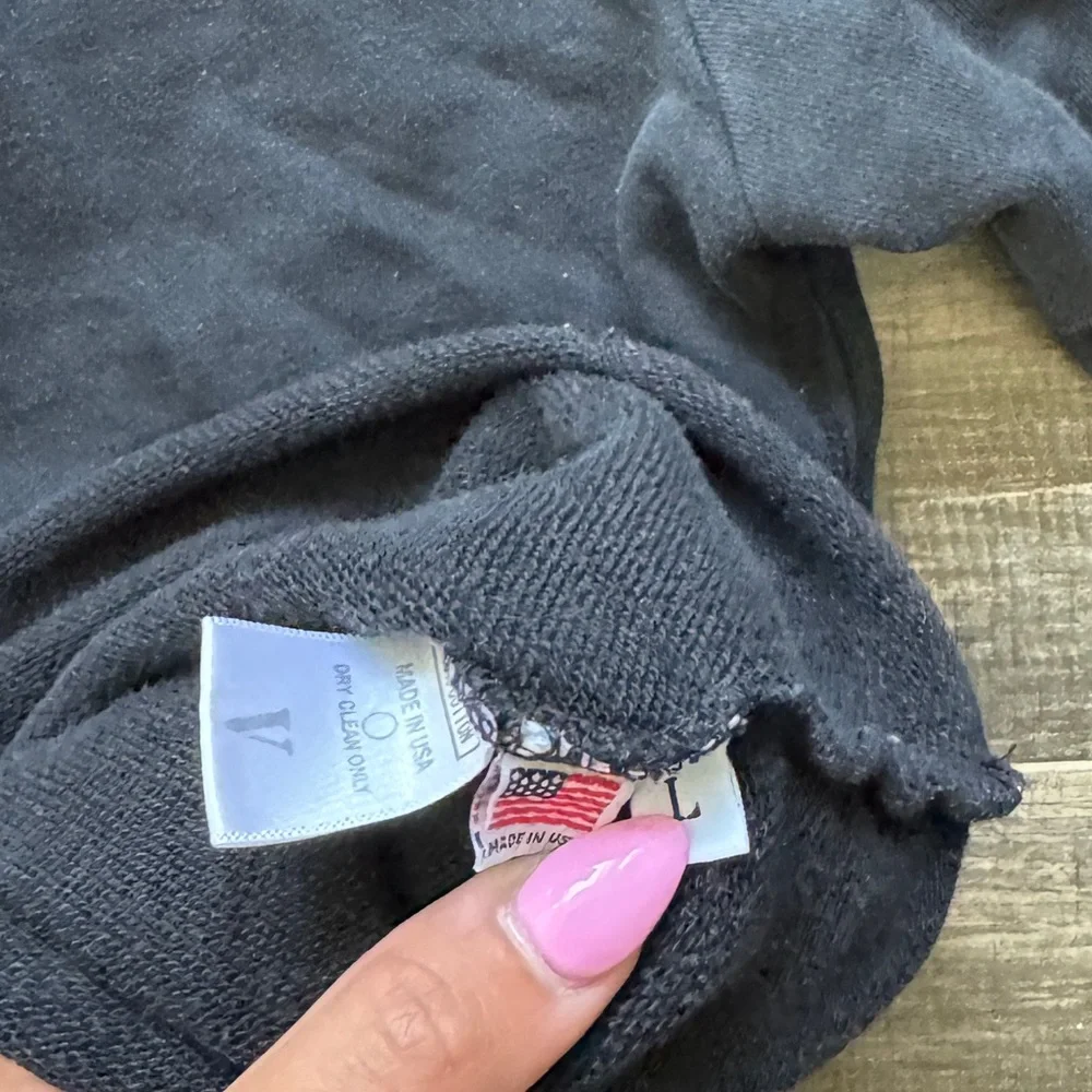 Vlone friends V Black Hoodie with White Logo XL - Picture 3 of 5